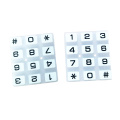 Special silicone keypads for combination lock